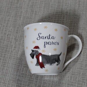 NWT Milly Green British Designs "Santa Paws" Christmas Scottish Terrier Mug